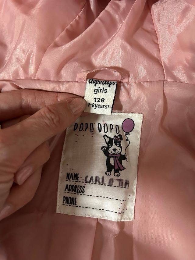 Cappotto Bambina rosa