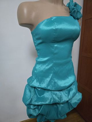 Vestido elegante T-S.MARCA FLOWER BY CHARM'S PARIS