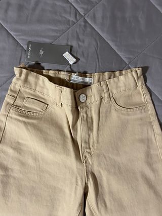 Pantaloni beige bambina