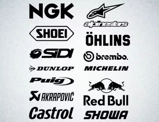 Pegatinas sponsors moto coche
