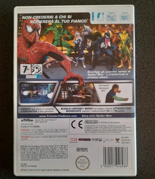VIDEOGIOCO SPIDERMAN AMICI O NEMICI NINTENDO WII 