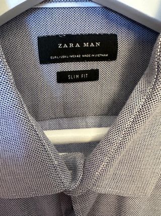 Camisa azul Zara L
