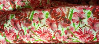 Falda midi estampada 