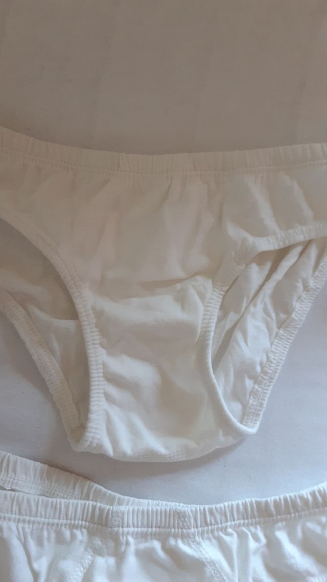 Set 4 paia mutande uomo bianche