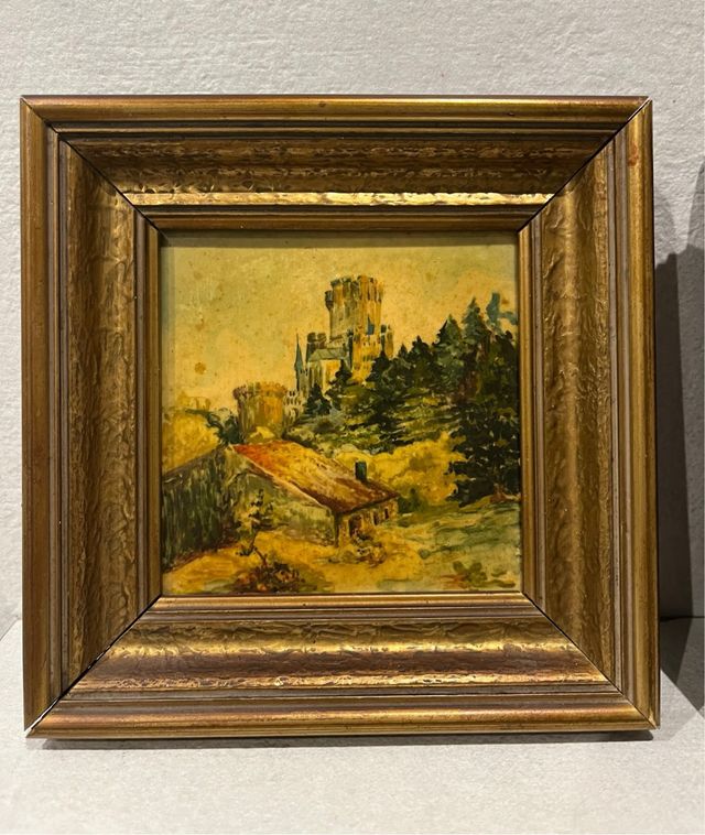 2 pequeños cuadros antiguos