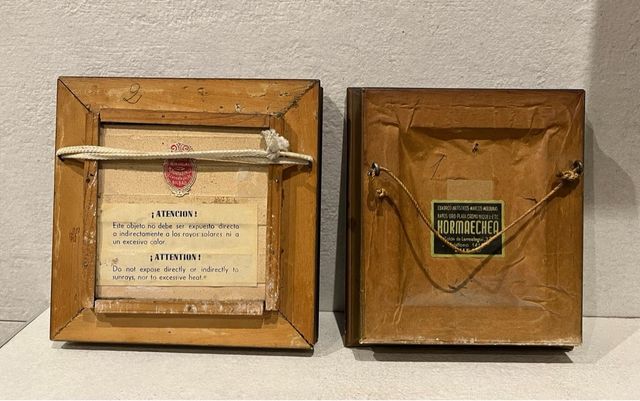 2 pequeños cuadros antiguos