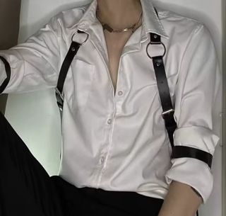 Body Pettorina Uomo Rock Harness Bretelle SM Fetis