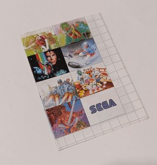 Poster catálogo SEGA Master System