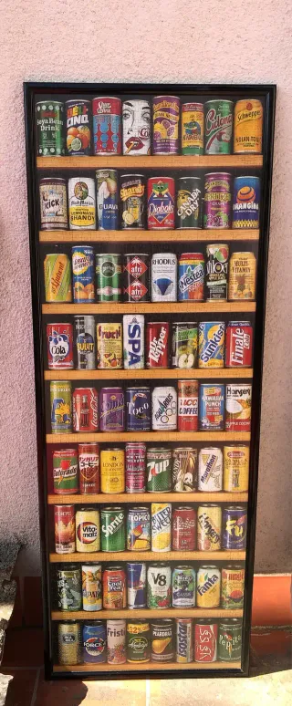 Puzzle latas refresco con marco