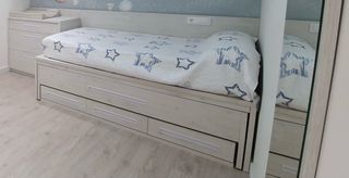 CAMA COMPACTO INFANTIL/JUVENIL 105x200