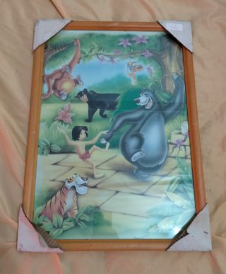 Lote de 4 cuadros cárteles, de coleccion