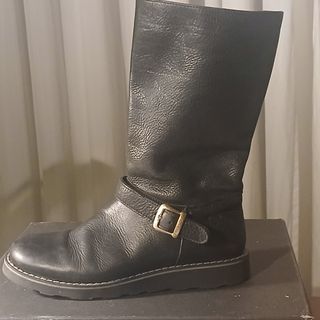 Anfibi da donna Twinset, vera pelle, tg. 38