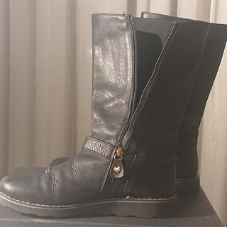 Anfibi da donna Twinset, vera pelle, tg. 38