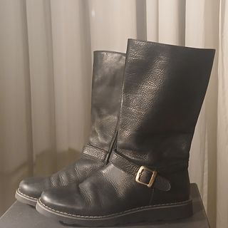 Anfibi da donna Twinset, vera pelle, tg. 38