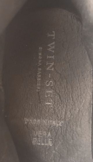 Anfibi da donna Twinset, vera pelle, tg. 38