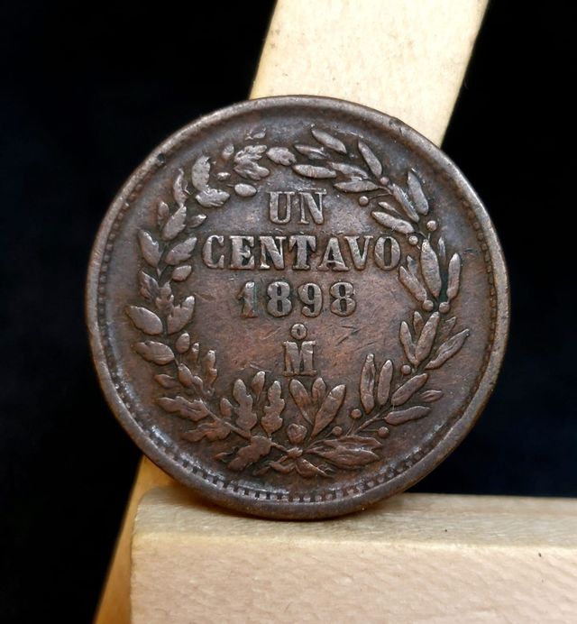 Un centavo 1898, México 