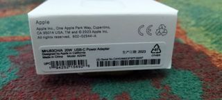 Pack 2 Adaptador apple carga rapida 20W con USB-C