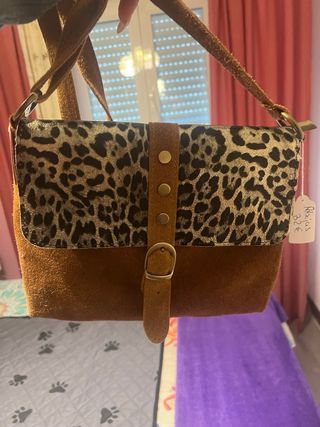 Bolso de piel  de italia 