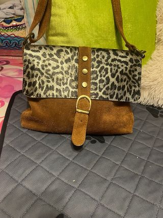Bolso de piel  de italia 