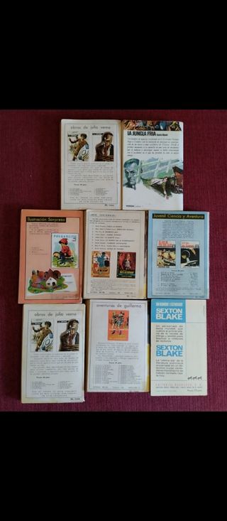 Novelas antiguas policiacas.8 ejemplares