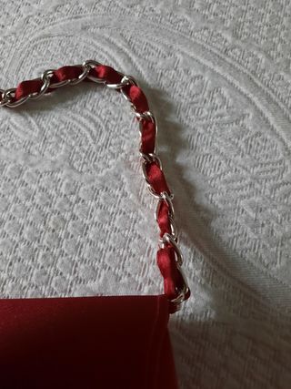 Bolso de fiesta burdeos