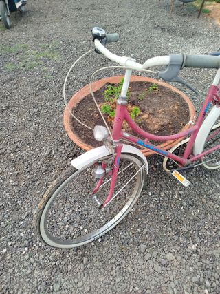 Bicicleta de paseo antigua