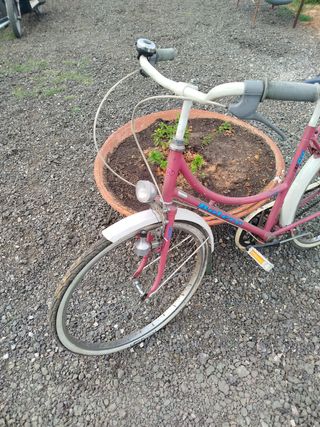 Bicicleta de paseo antigua