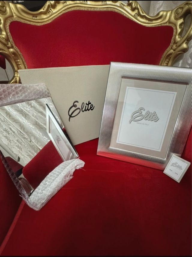 Portafoto in argento laminato