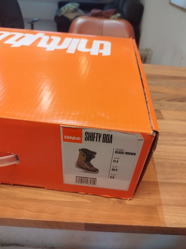 Botas thirtytwo snowboard talla 45 ,modelo shifty