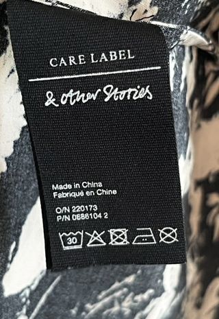 Vestido estampado largo Other Stories 