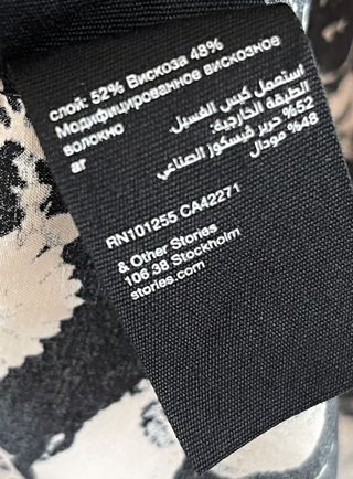 Vestido estampado largo Other Stories 