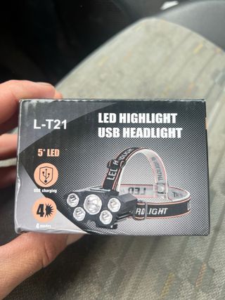 Linterna led frontal