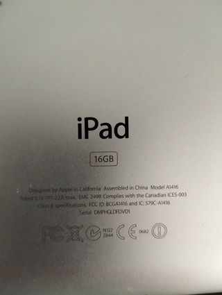 Ipad año 2012