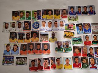 61 cromos Mundial Sudáfrica.