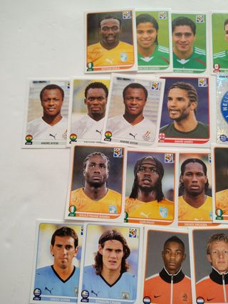 61 cromos Mundial Sudáfrica.