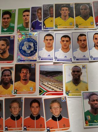 61 cromos Mundial Sudáfrica.