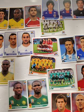 61 cromos Mundial Sudáfrica.