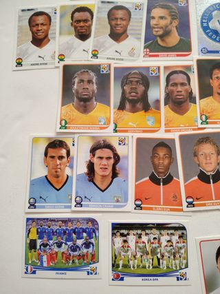 61 cromos Mundial Sudáfrica.
