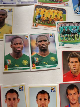 61 cromos Mundial Sudáfrica.
