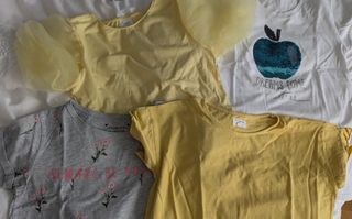Lote 4 camisetas niña 11-12