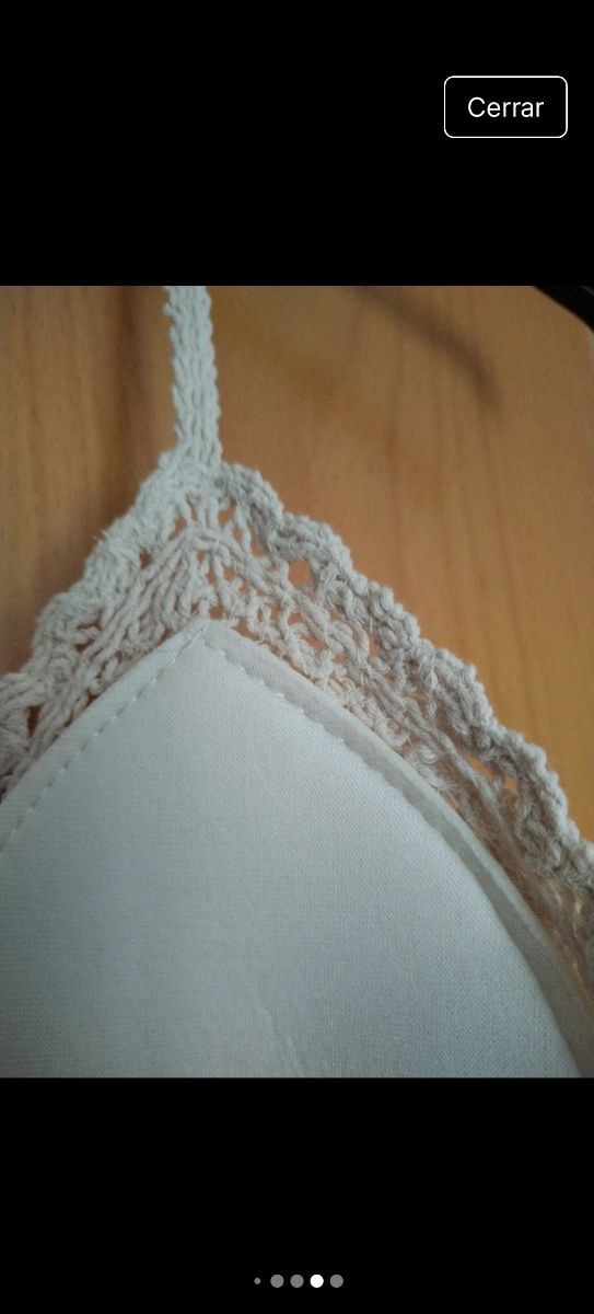 Top ganchillo tipo bikini