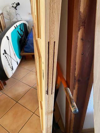 Puerta blindada pino norte