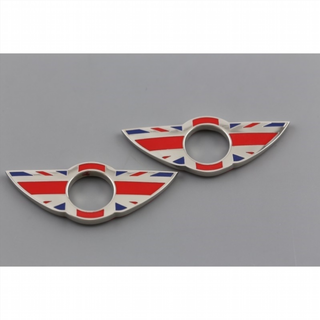 EMBLEMAS DE PUERTAS MINI COOPER CROMADAS FONDO RO