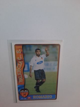 Carta de Futbol Mundicromo Romario