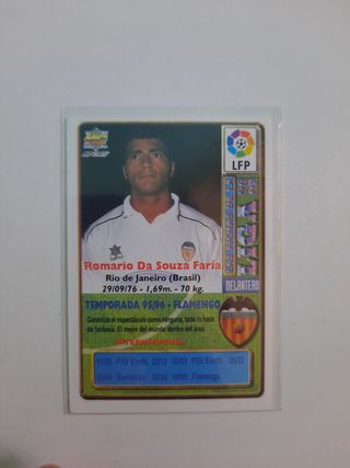 Carta de Futbol Mundicromo Romario