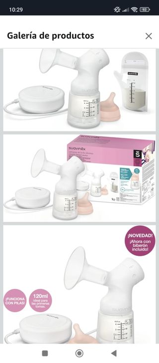 Sacaleches electrico suavinex