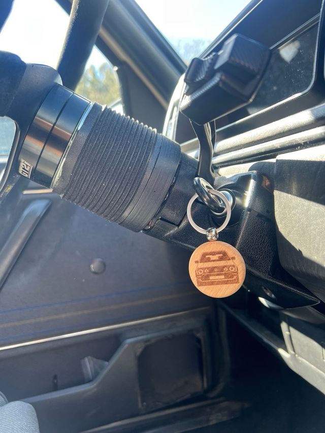 Llavero personalizado madera