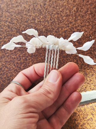 Tocado novia comunión 