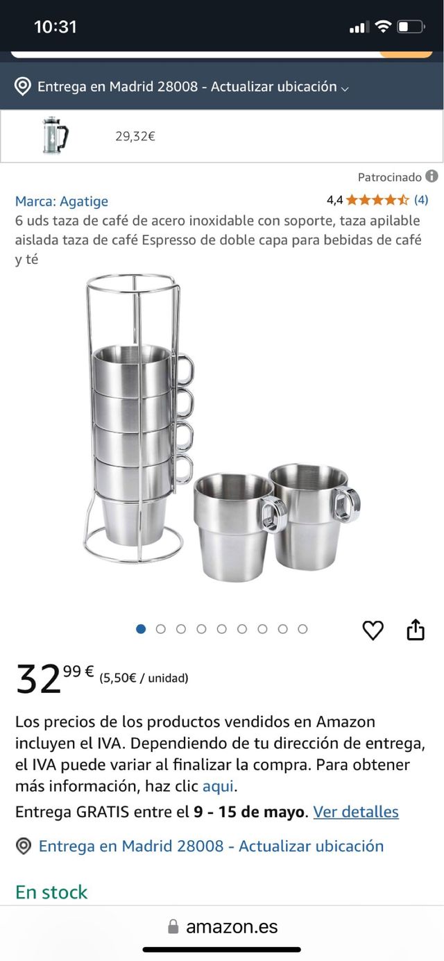 Juego tazas café con leche