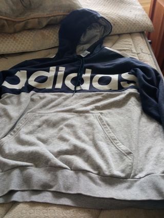 Sudadera Adidas con capucha talla l